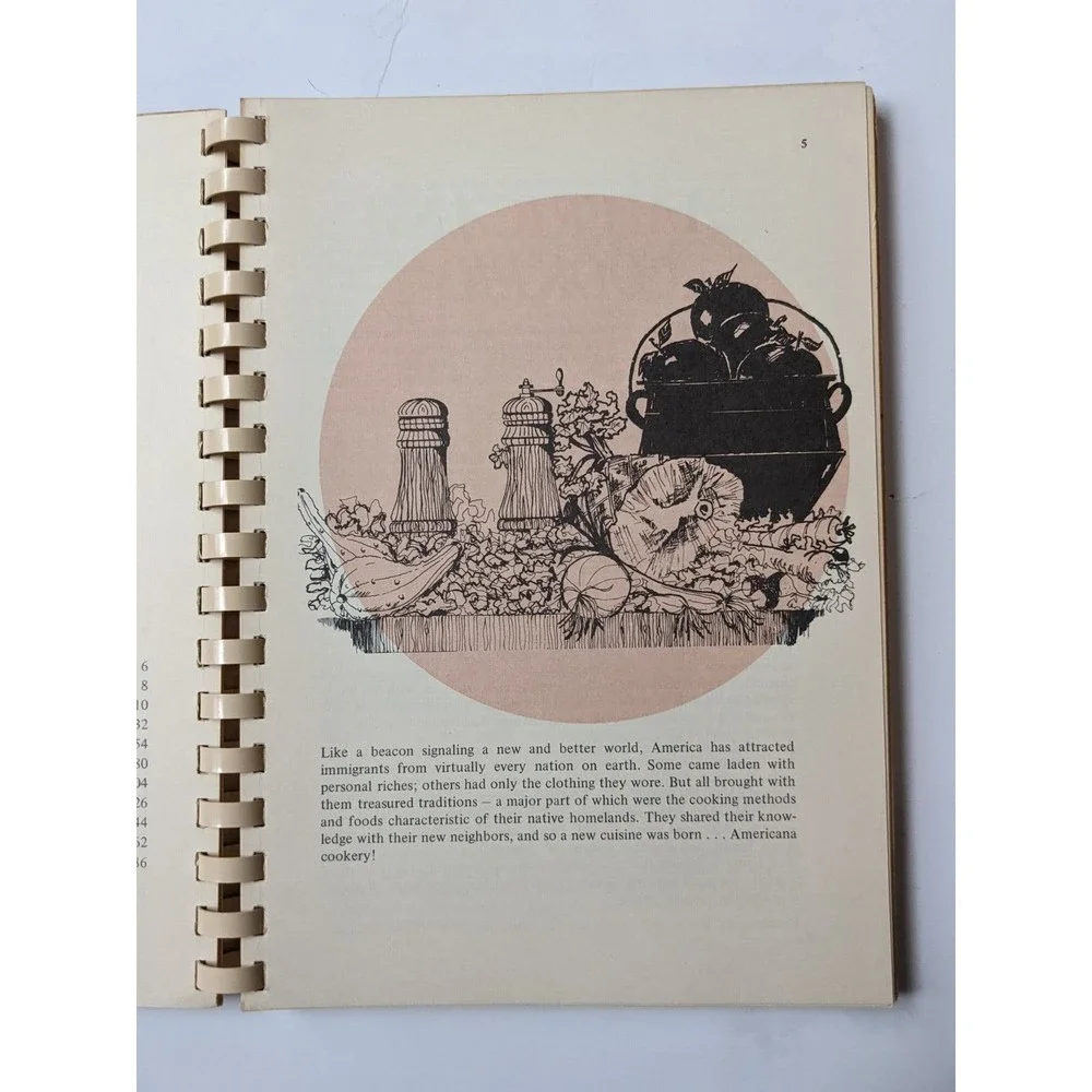 Vintage 1971 Americana Cookery Favorite Recipes Home Economics Teachers Cookbook